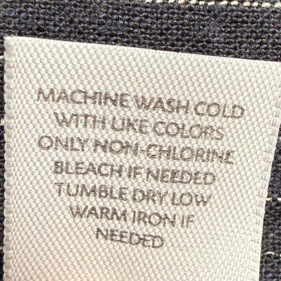 Women's J. JILL Pinstripe Linen Blend Jacket Blazer- Size M - Picture 11 of 11